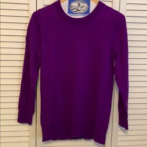 J Crew Tippi Sweater - Purple